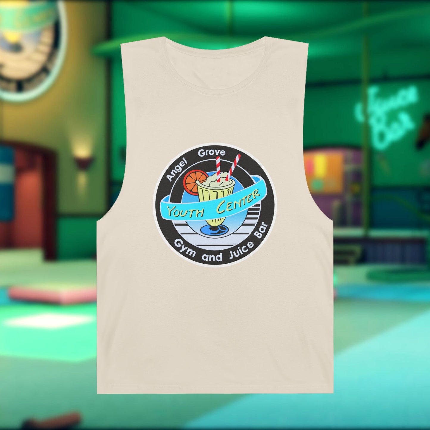 Angel Grove Youth Center Gym & Juice Bar - Unisex Tank | Casual Wear, Gym Top, Fun Workout Shirt
