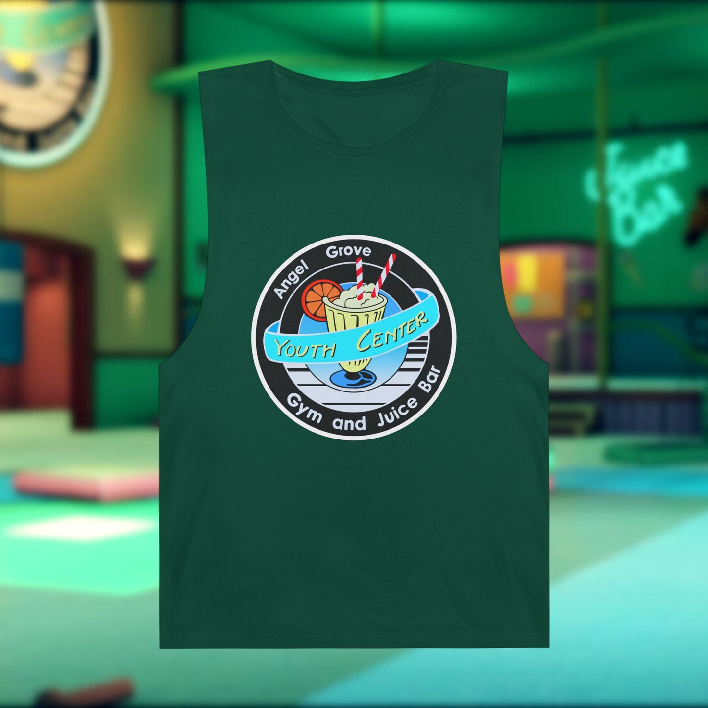 Angel Grove Youth Center Gym & Juice Bar - Unisex Tank | Casual Wear, Gym Top, Fun Workout Shirt