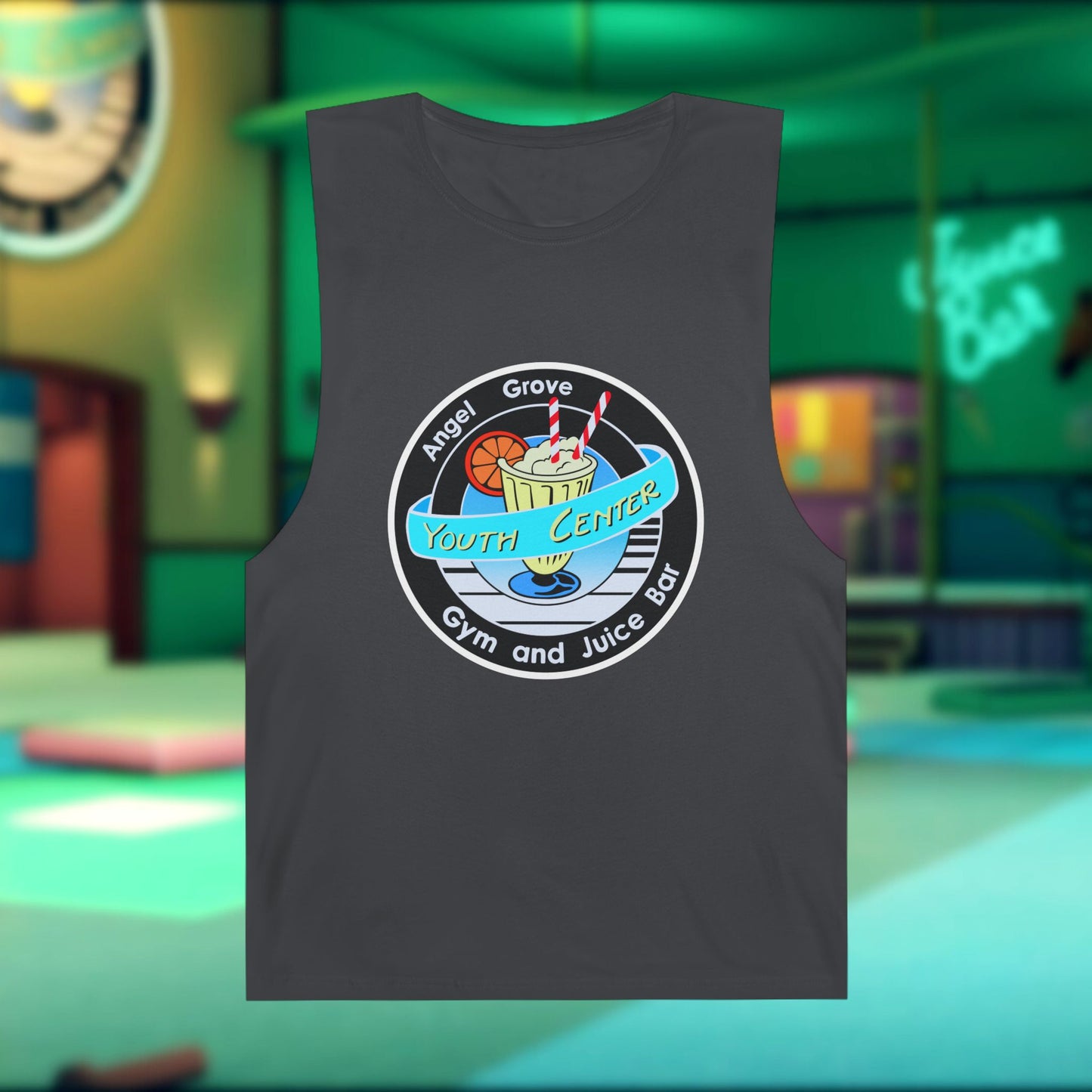 Angel Grove Youth Center Gym & Juice Bar - Unisex Tank | Casual Wear, Gym Top, Fun Workout Shirt