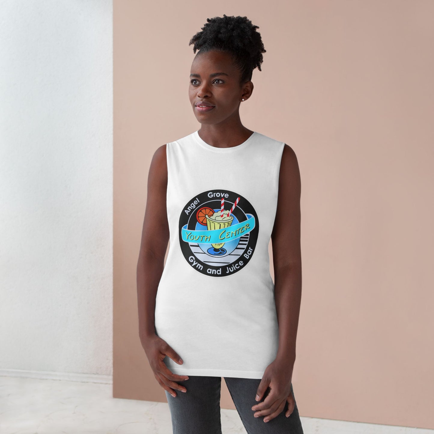 Angel Grove Youth Center Gym & Juice Bar - Unisex Tank | Casual Wear, Gym Top, Fun Workout Shirt