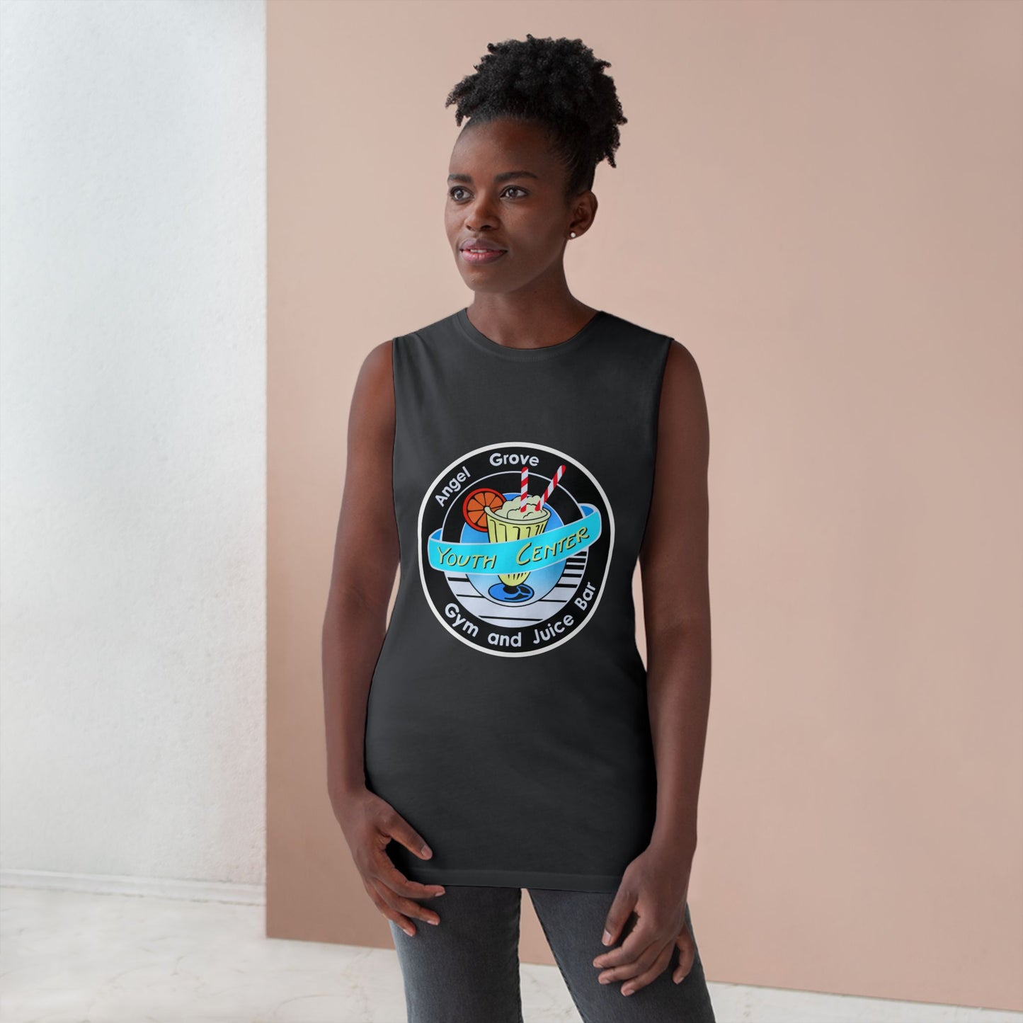 Angel Grove Youth Center Gym & Juice Bar - Unisex Tank | Casual Wear, Gym Top, Fun Workout Shirt
