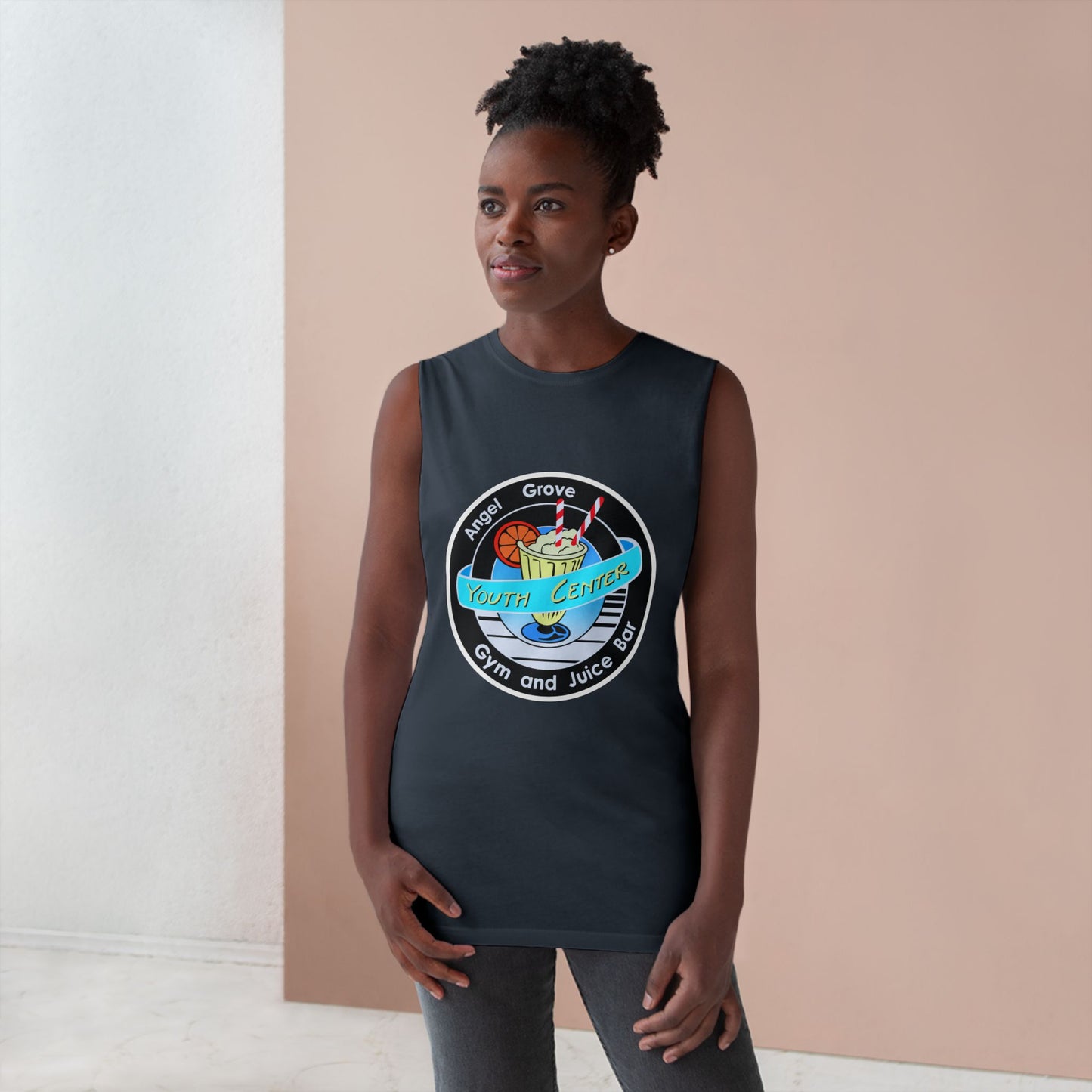 Angel Grove Youth Center Gym & Juice Bar - Unisex Tank | Casual Wear, Gym Top, Fun Workout Shirt
