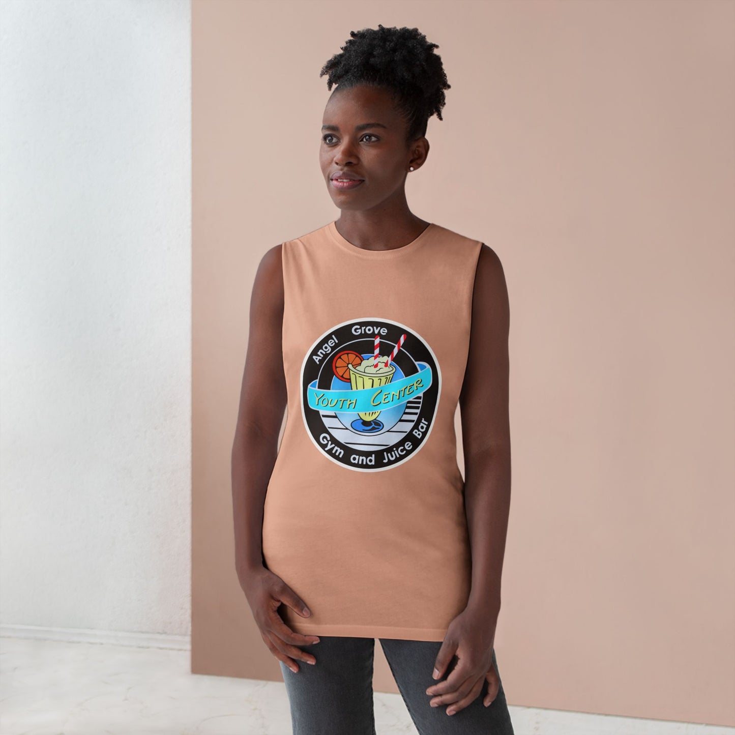 Angel Grove Youth Center Gym & Juice Bar - Unisex Tank | Casual Wear, Gym Top, Fun Workout Shirt
