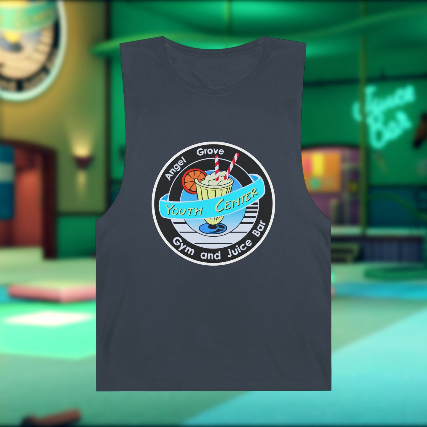 Angel Grove Youth Center Gym & Juice Bar - Unisex Tank | Casual Wear, Gym Top, Fun Workout Shirt