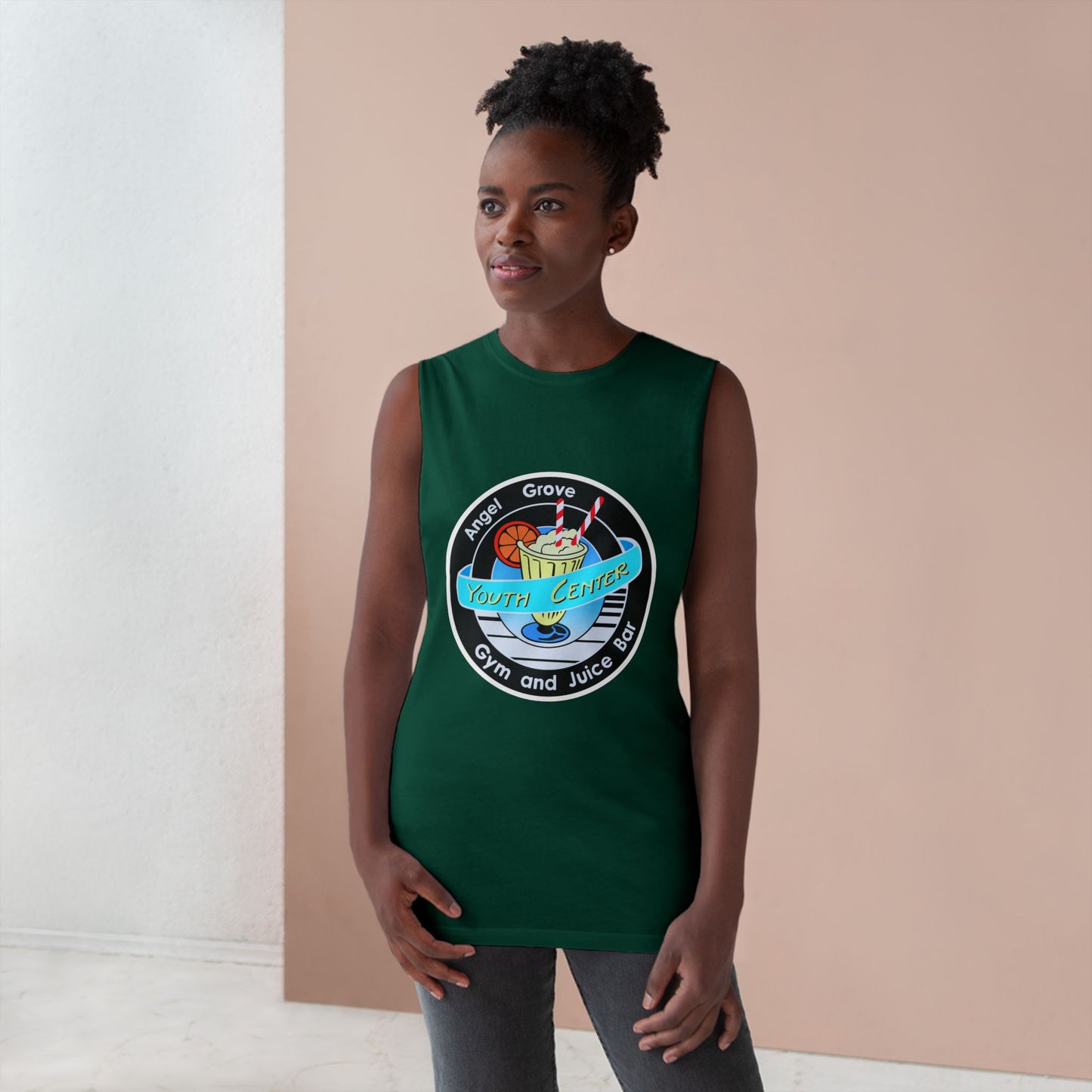Angel Grove Youth Center Gym & Juice Bar - Unisex Tank | Casual Wear, Gym Top, Fun Workout Shirt