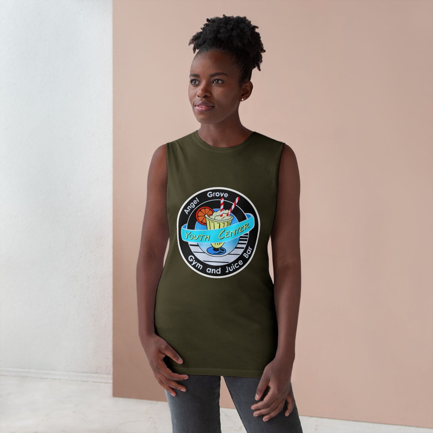 Angel Grove Youth Center Gym & Juice Bar - Unisex Tank | Casual Wear, Gym Top, Fun Workout Shirt