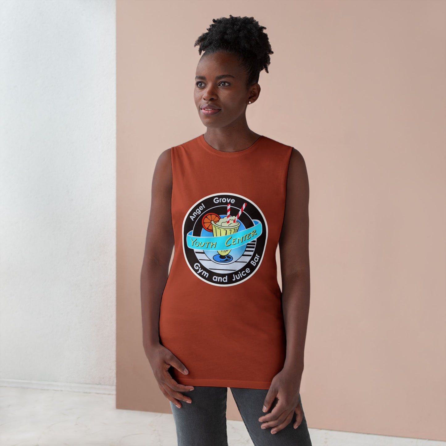 Angel Grove Youth Center Gym & Juice Bar - Unisex Tank | Casual Wear, Gym Top, Fun Workout Shirt