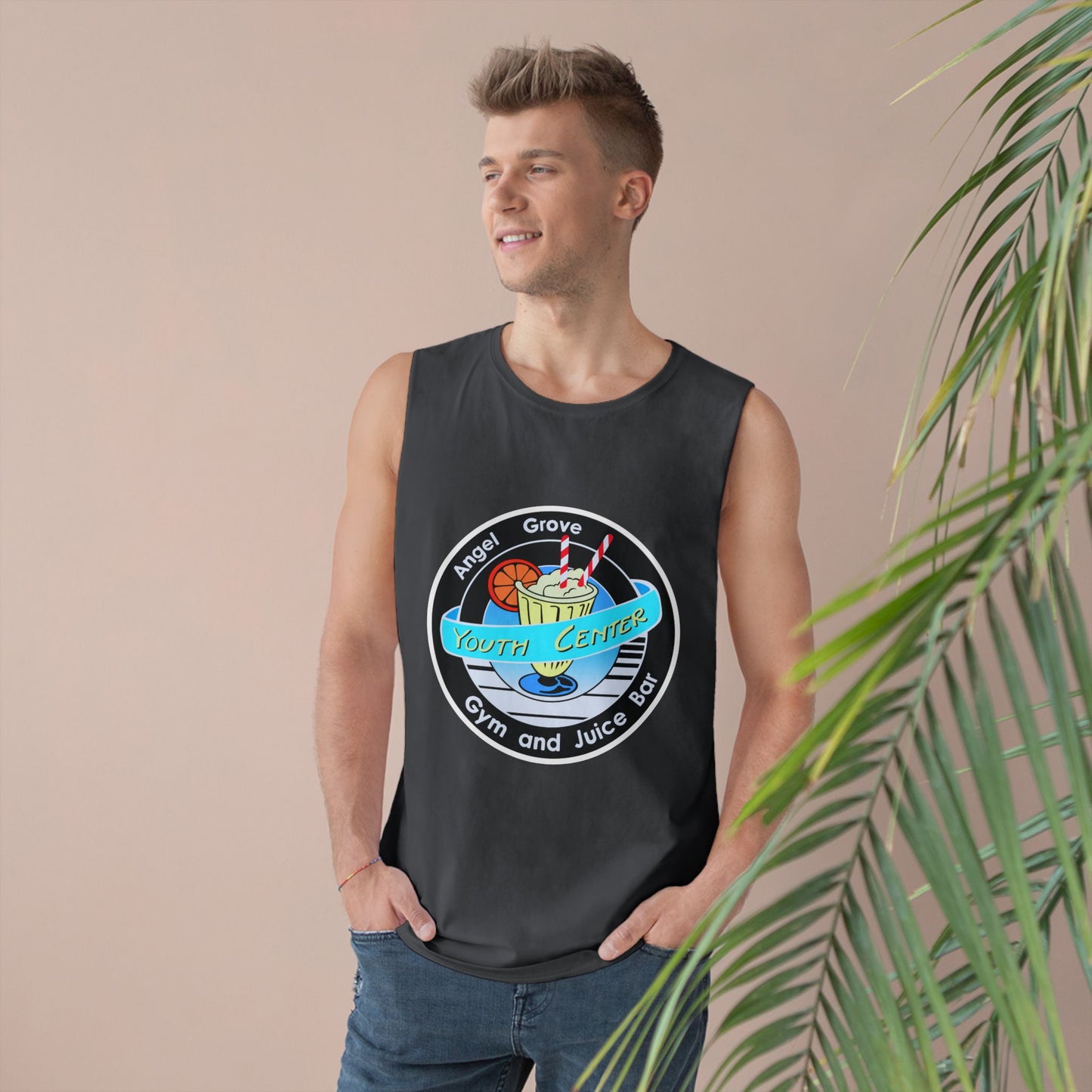 Angel Grove Youth Center Gym & Juice Bar - Unisex Tank | Casual Wear, Gym Top, Fun Workout Shirt