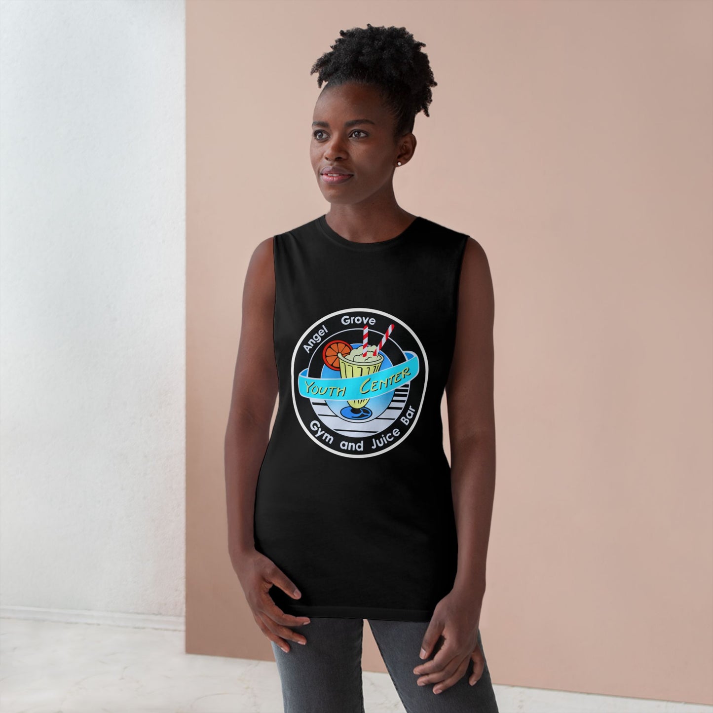 Angel Grove Youth Center Gym & Juice Bar - Unisex Tank | Casual Wear, Gym Top, Fun Workout Shirt