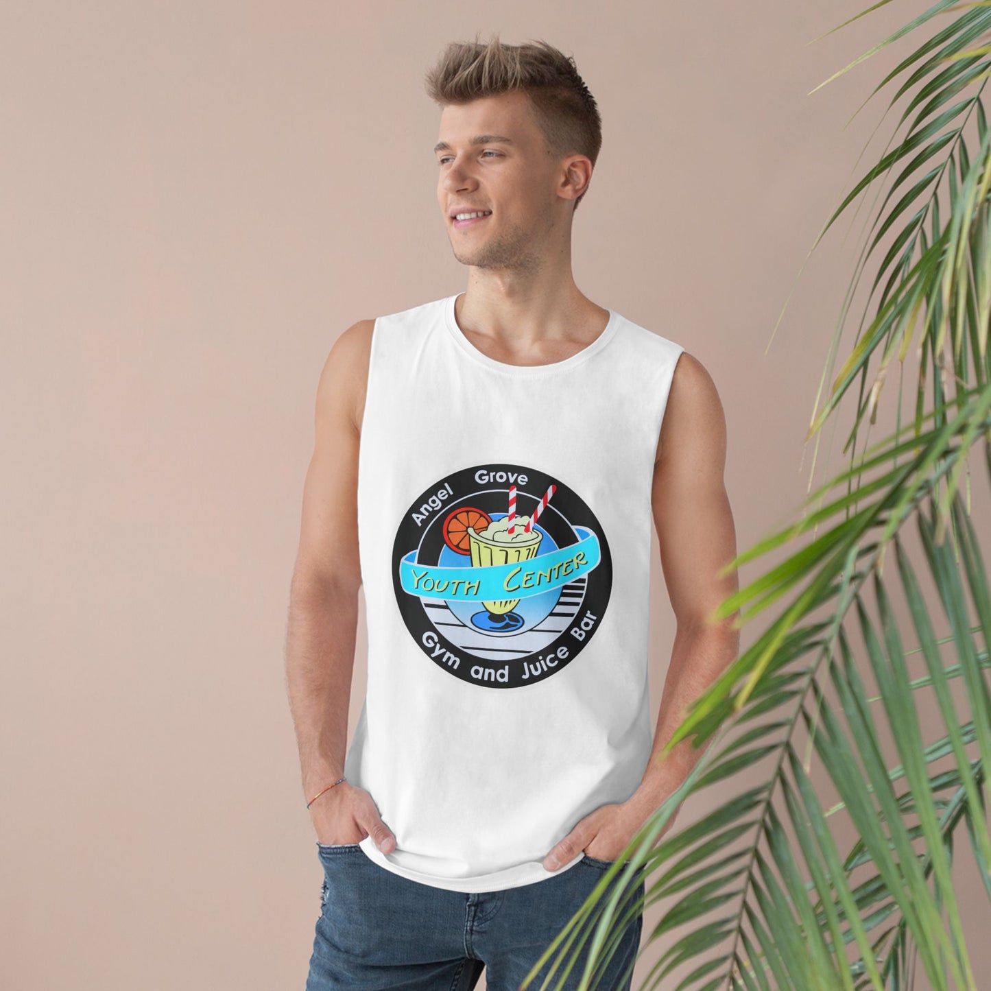Angel Grove Youth Center Gym & Juice Bar - Unisex Tank | Casual Wear, Gym Top, Fun Workout Shirt