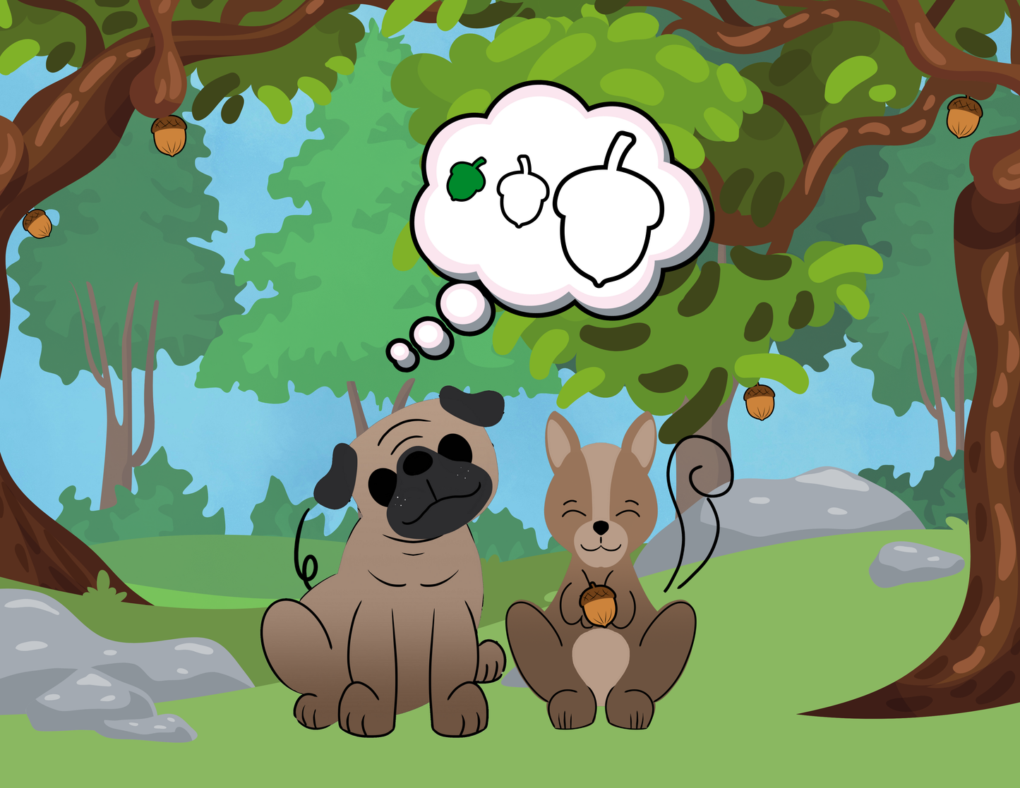 Stanley and Sammy's Nutty Adventure - Children's E Book - Digital File