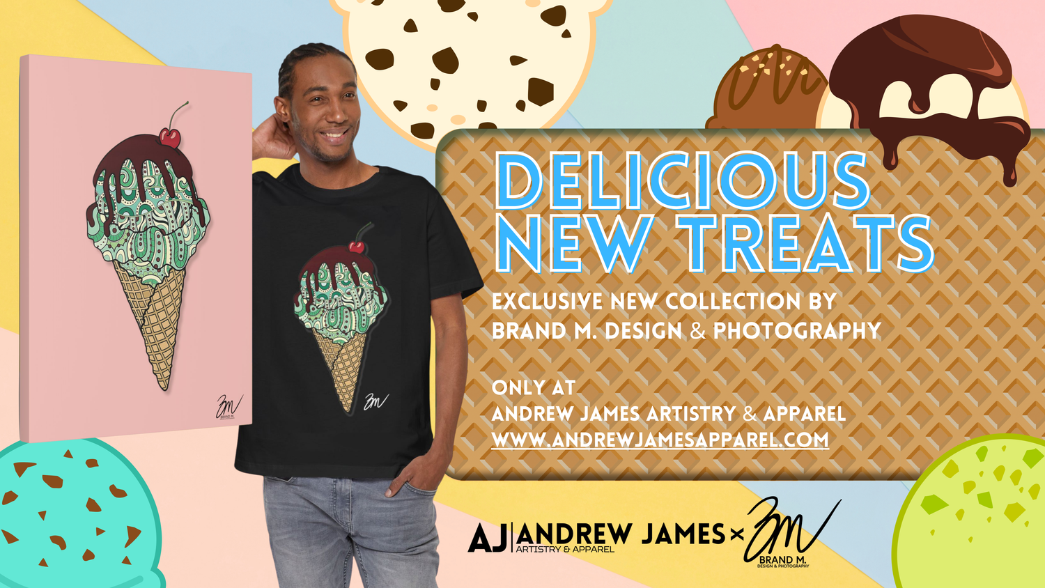 Andrew James x Brand M. Collection