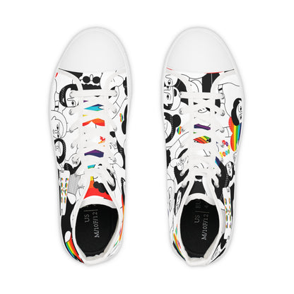 Love is Love Pride High Top Sneakers