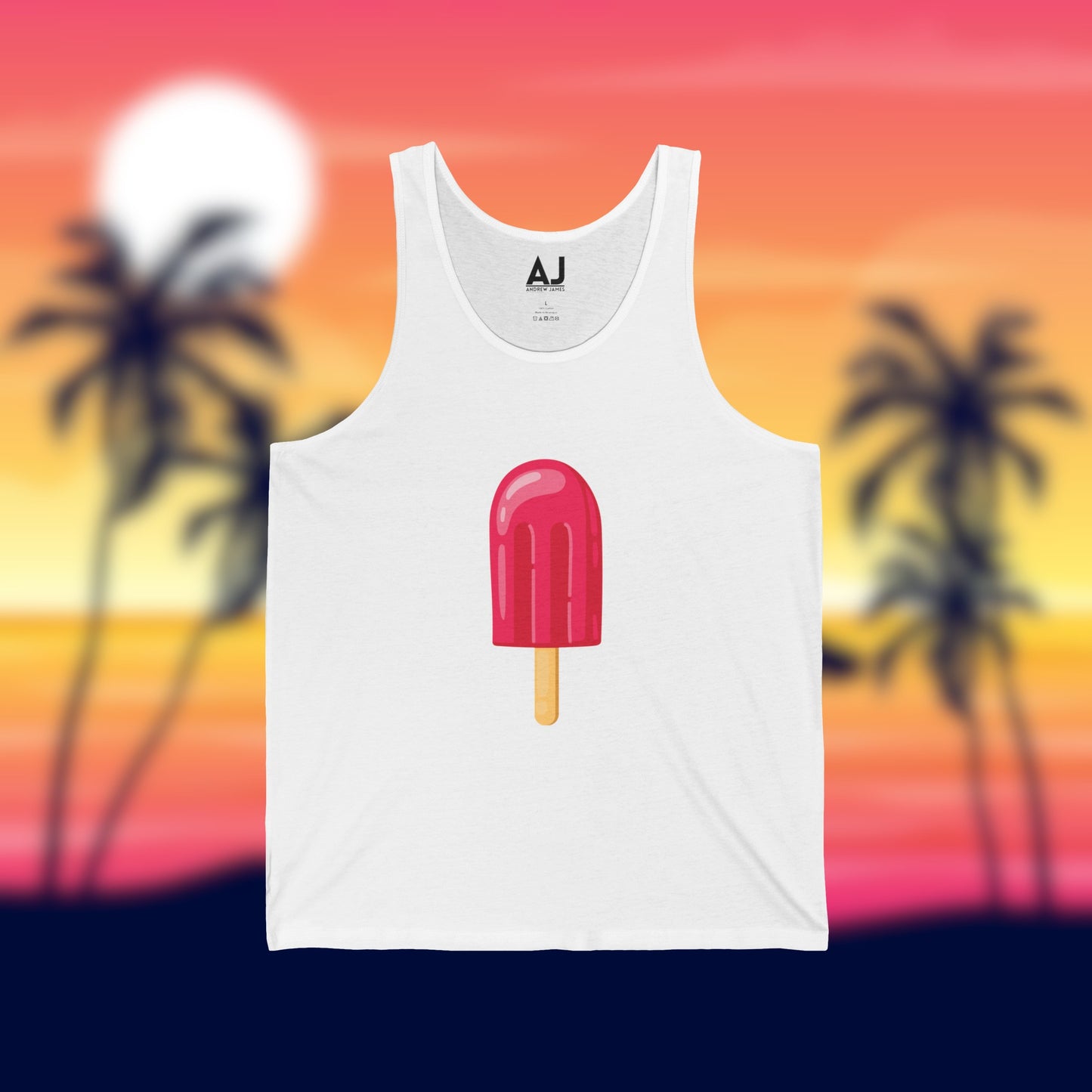 Summer Vibes Popsicle Unisex Jersey Tank