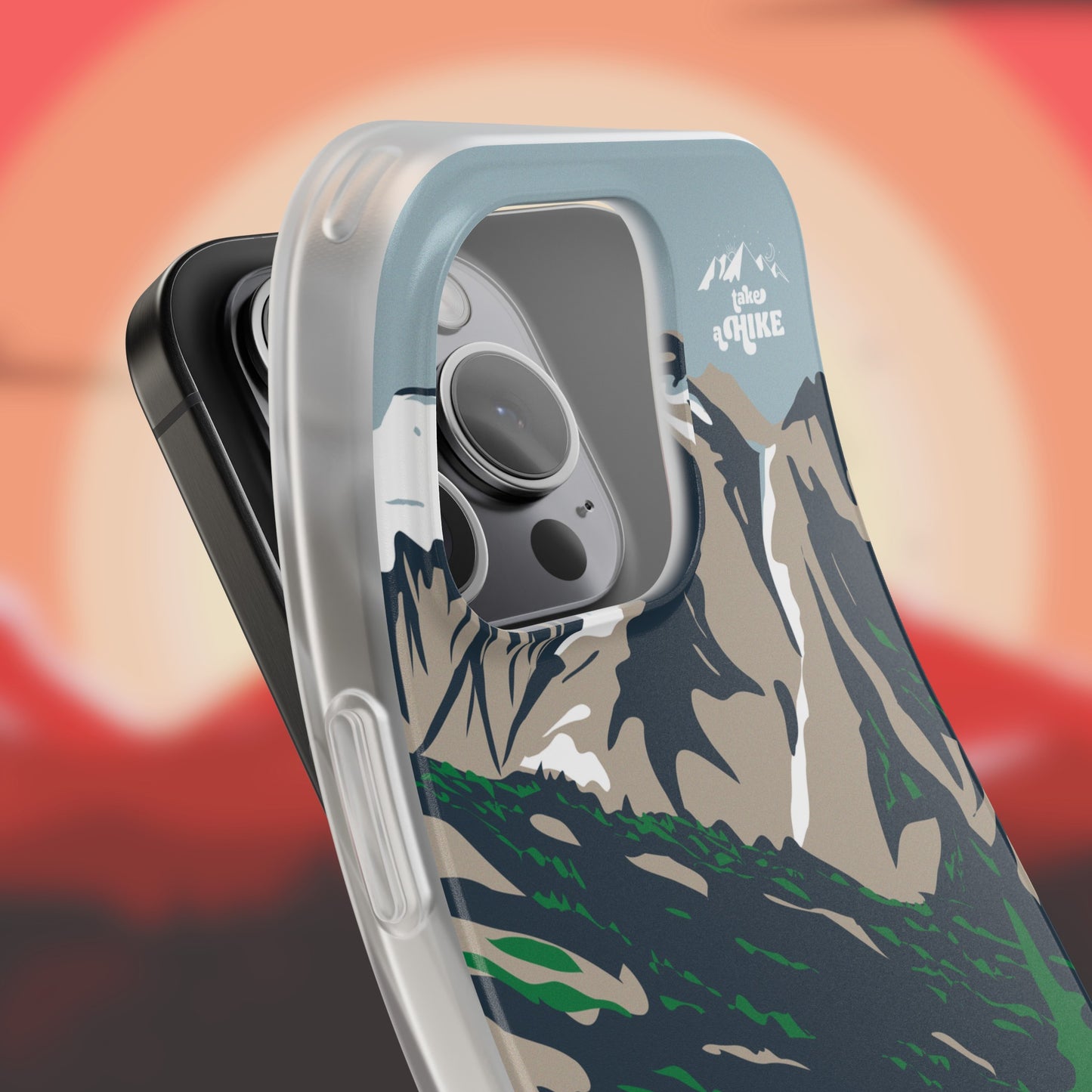 Take a Hike - iPhone Flexi Cases - All 14 and 15 Models - Wireless Charging Compatible