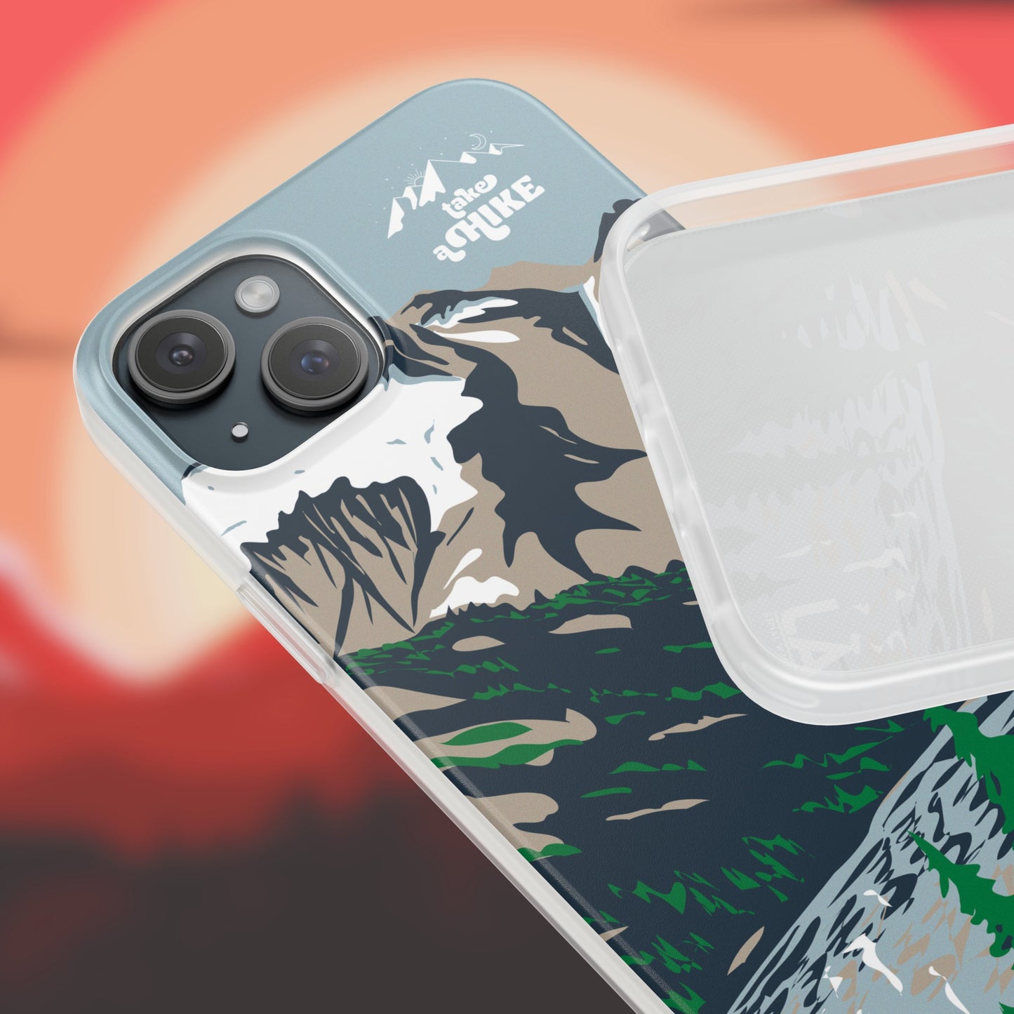 Take a Hike - iPhone Flexi Cases - All 14 and 15 Models - Wireless Charging Compatible