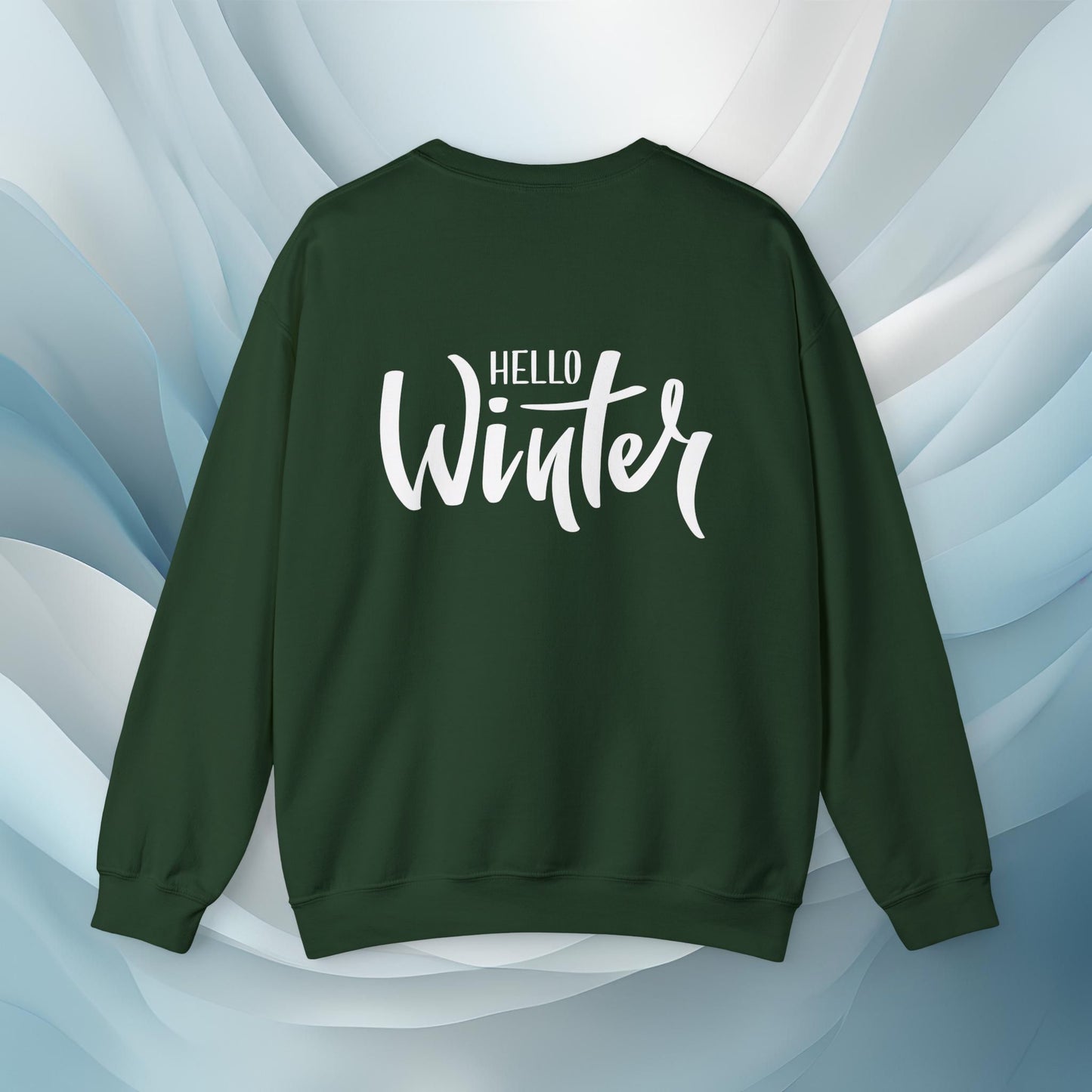 Hello Winter - Snowflake Cookie Seasonal Sweatshirt: Unisex, Heavy blend