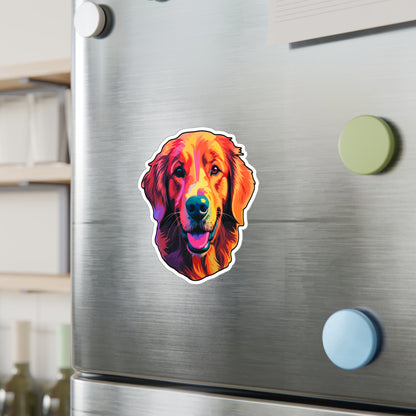 Golden Retriever Vinyl Decal - Mac