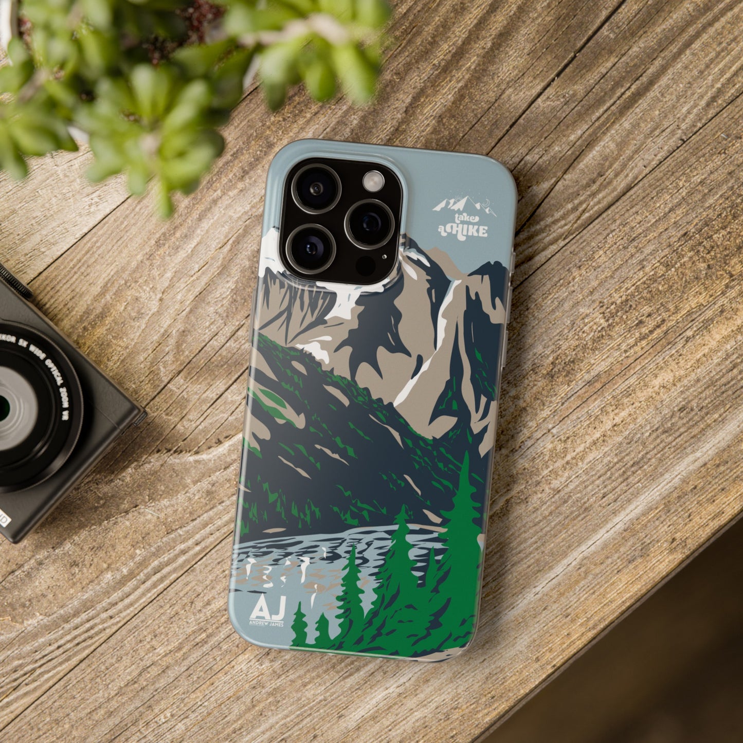 Take a Hike - iPhone Flexi Cases - All 14 and 15 Models - Wireless Charging Compatible