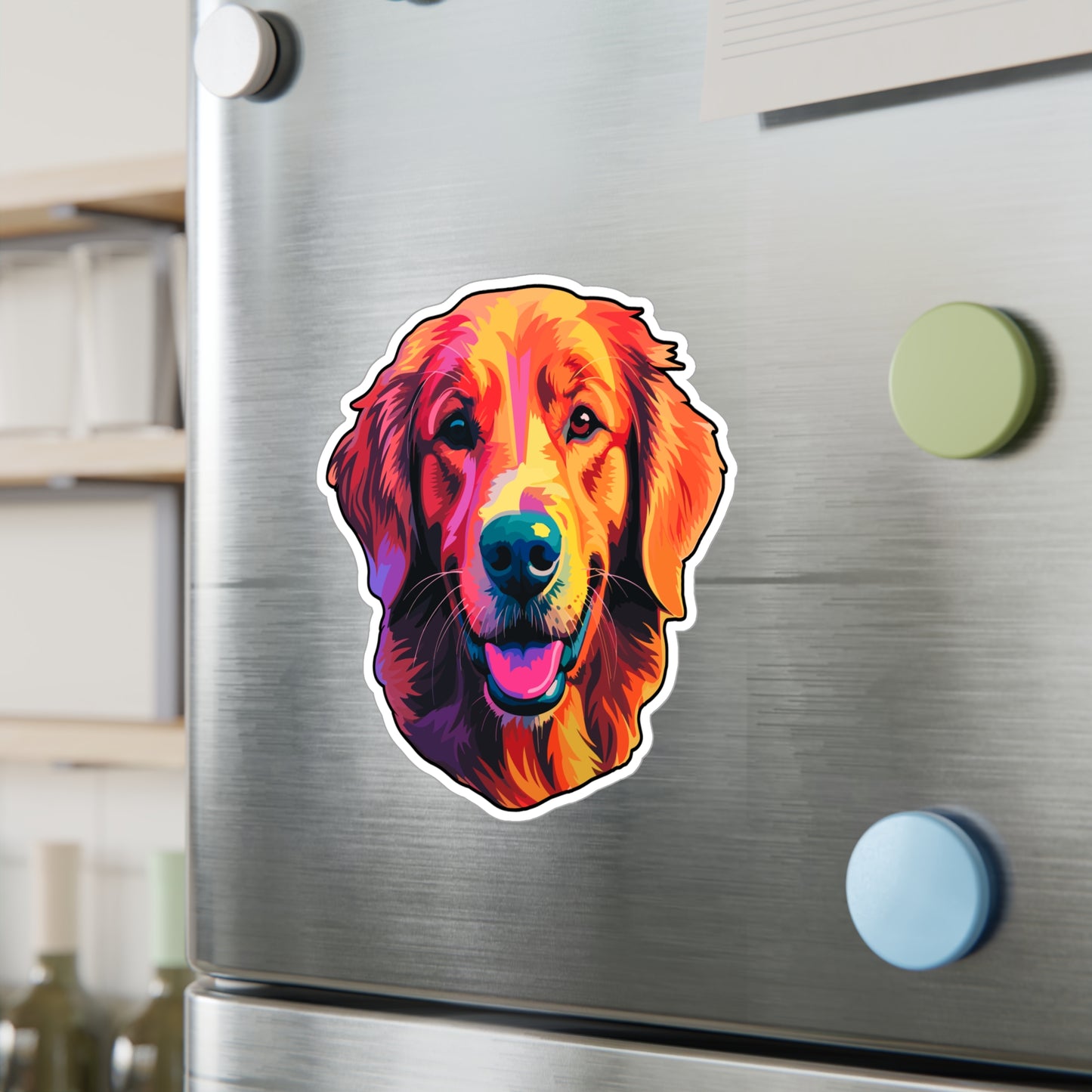 Golden Retriever Vinyl Decal - Mac