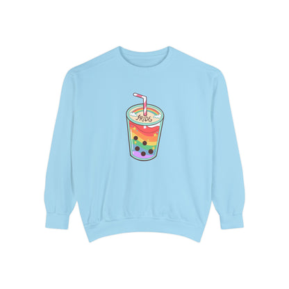 Gay Lil' Boba Unisex Garment-Dyed Sweatshirt