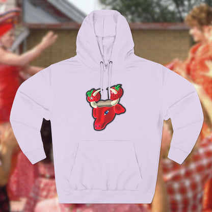 To Wong Fu Strawberry Festival Three-Panel Fleece Hoodie