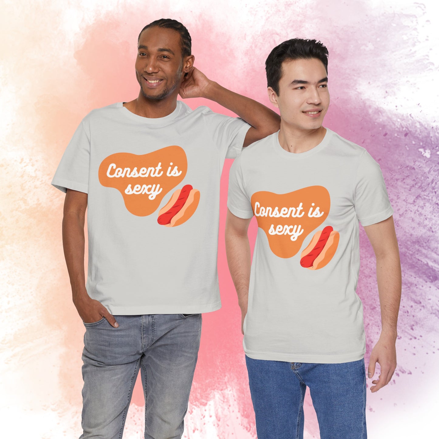 Consent is Sexy - Hotdog - Unisex Jersey Short Sleeve Tee 🌭