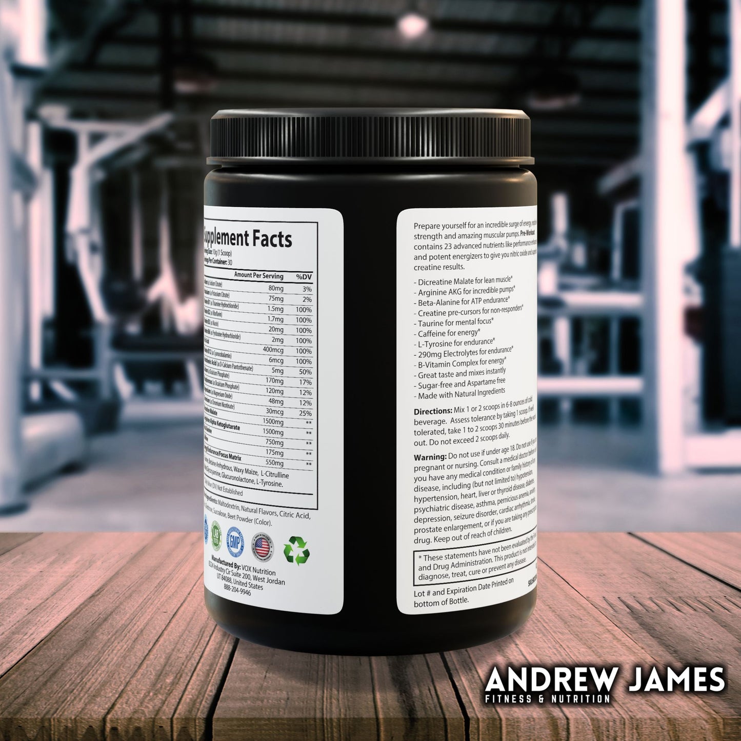 Pre-Workout Supplement, Watermelon (300g, 10.58oz)