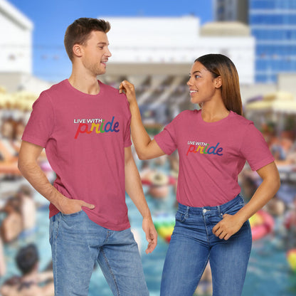 Live With Pride 2025 Exclusive Unisex Jersey Short Sleeve Tee