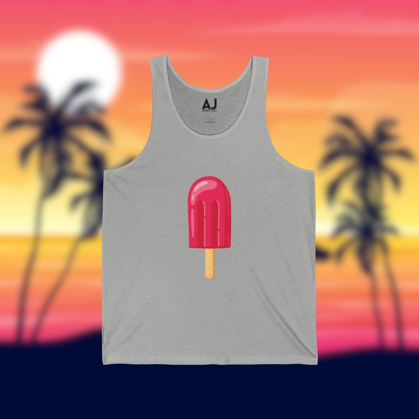 Summer Vibes Popsicle Unisex Jersey Tank