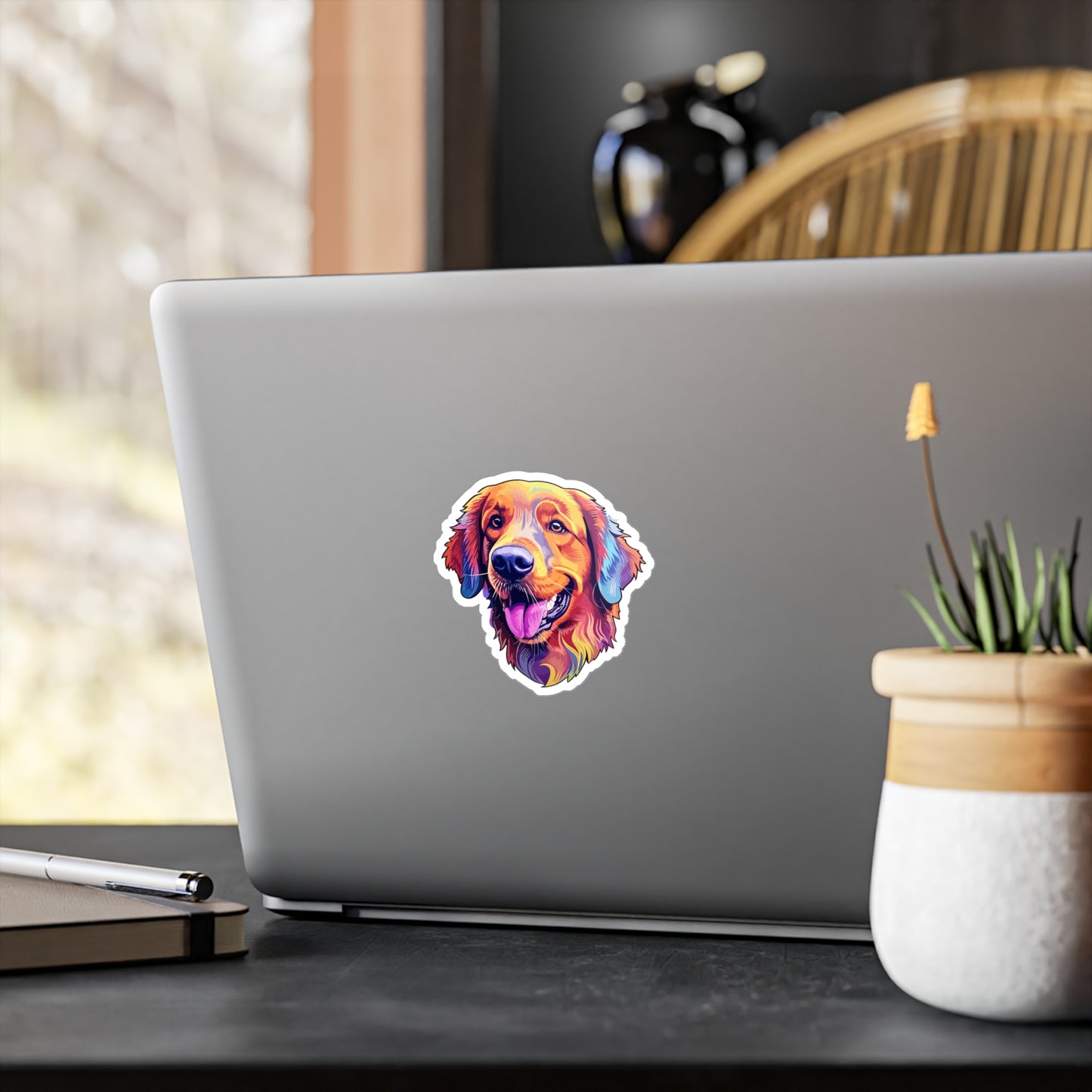 Golden Retriever Vinyl Decal - Leroy