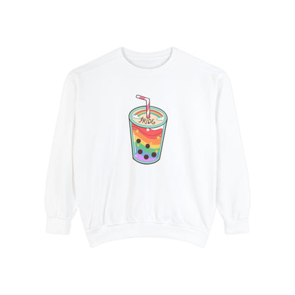 Gay Lil' Boba Unisex Garment-Dyed Sweatshirt