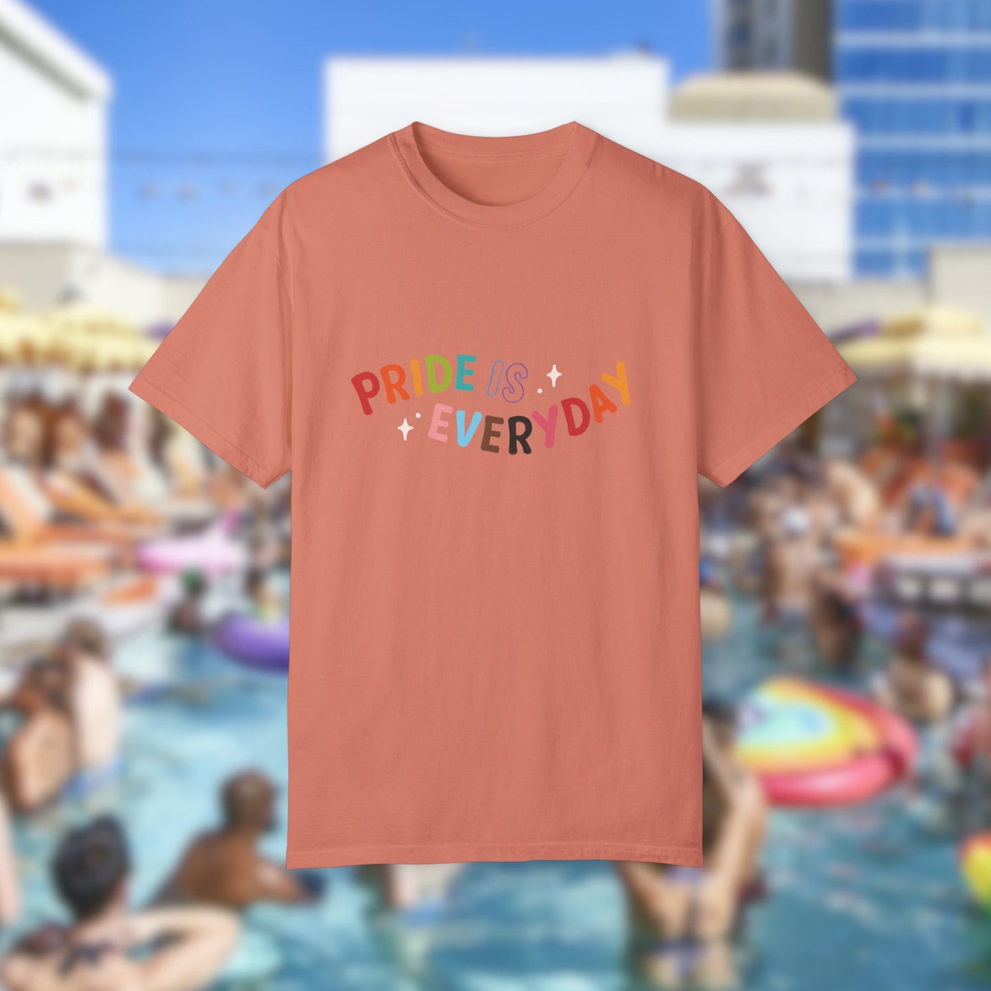 Pride is Everyday Unisex Garment-Dyed T-shirt