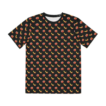 It's All Peaches & Bananas - Men's Polyester Tee in Black