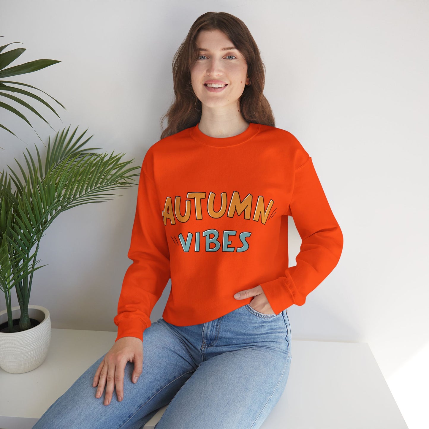 Autumn Vibes - Unisex Heavy Blend™ Crewneck Sweatshirt