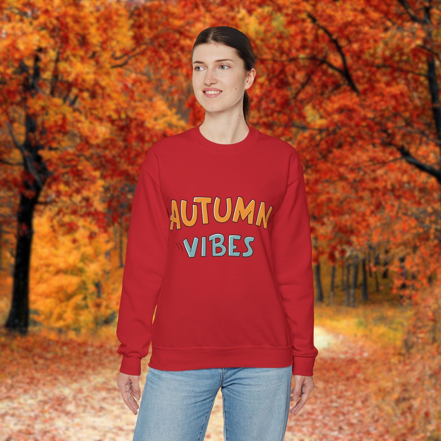 Autumn Vibes - Unisex Heavy Blend™ Crewneck Sweatshirt