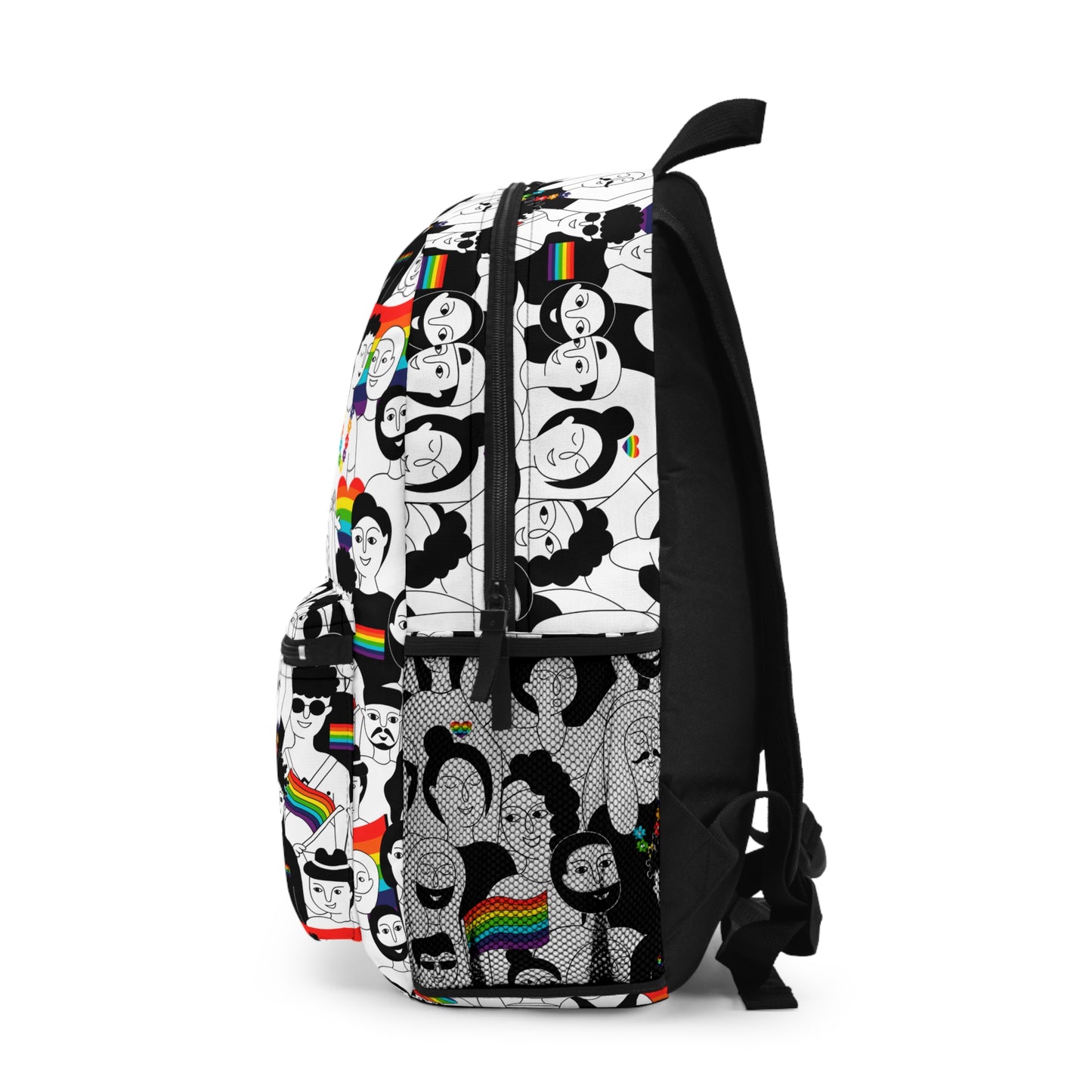 Pride Love is Love Polyester Backpack