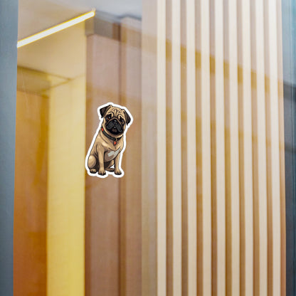 Pug Vinyl Decal - Simon