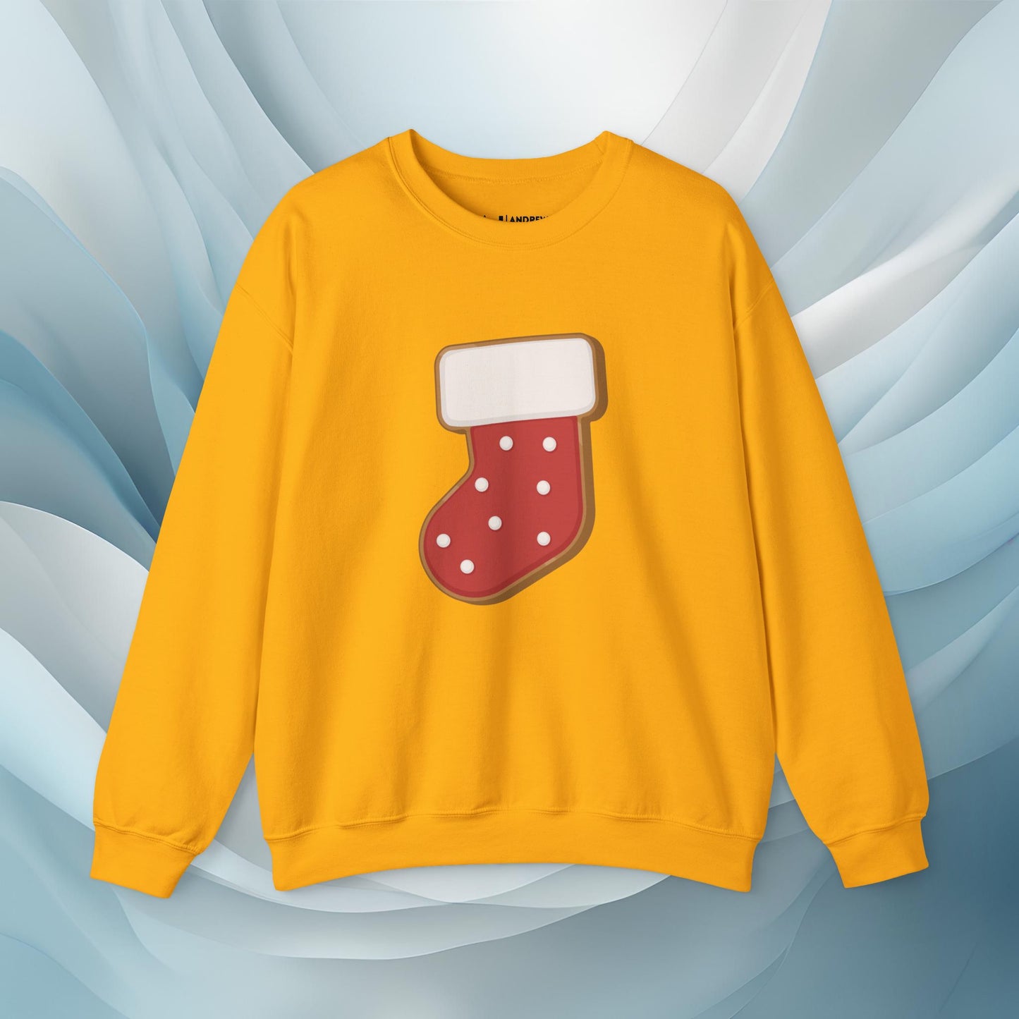 Hello Winter - Stocking Cookie Seasonal Sweatshirt: Unisex, Heavy blend