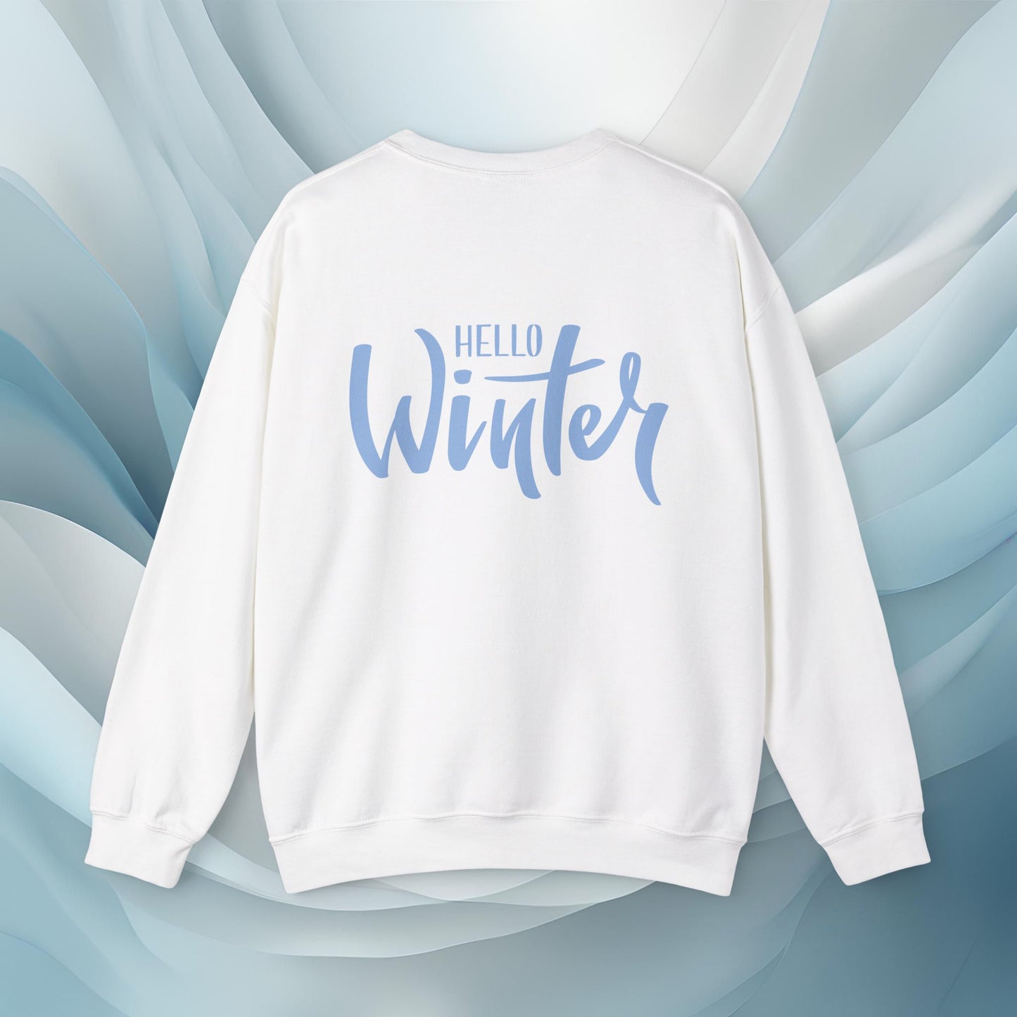 Hello Winter - Stocking Cookie Seasonal Sweatshirt: Unisex, Heavy blend