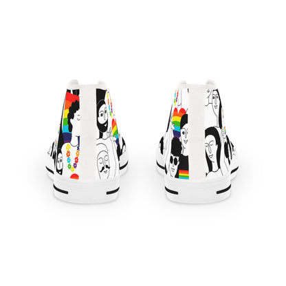 Love is Love Pride High Top Sneakers