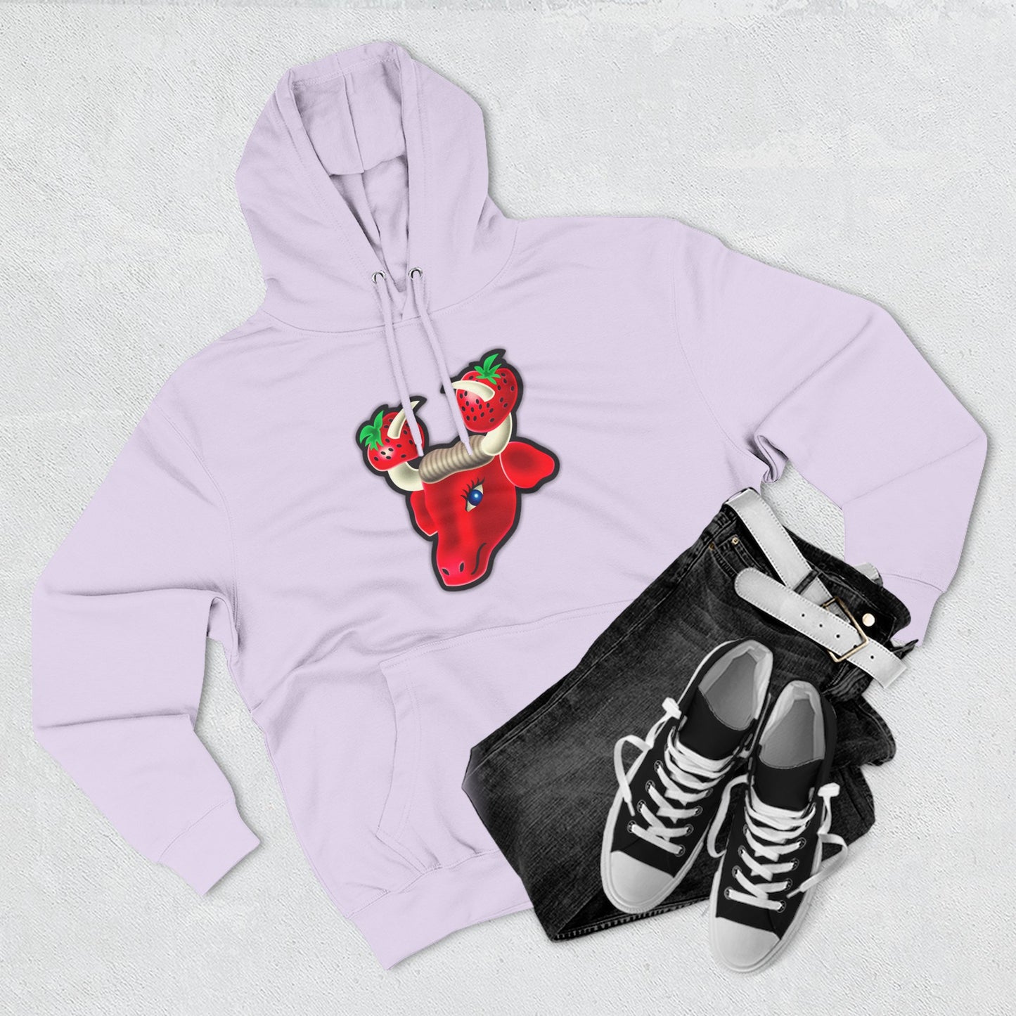 To Wong Fu Strawberry Festival Three-Panel Fleece Hoodie