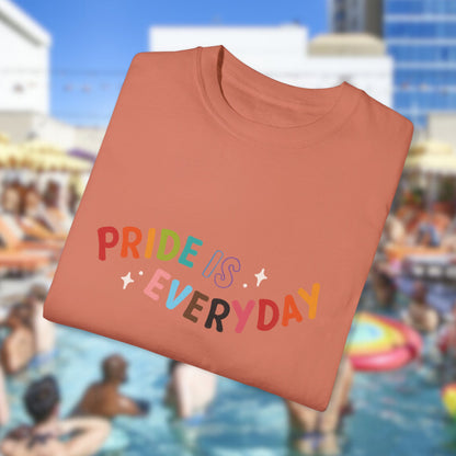 Pride is Everyday Unisex Garment-Dyed T-shirt