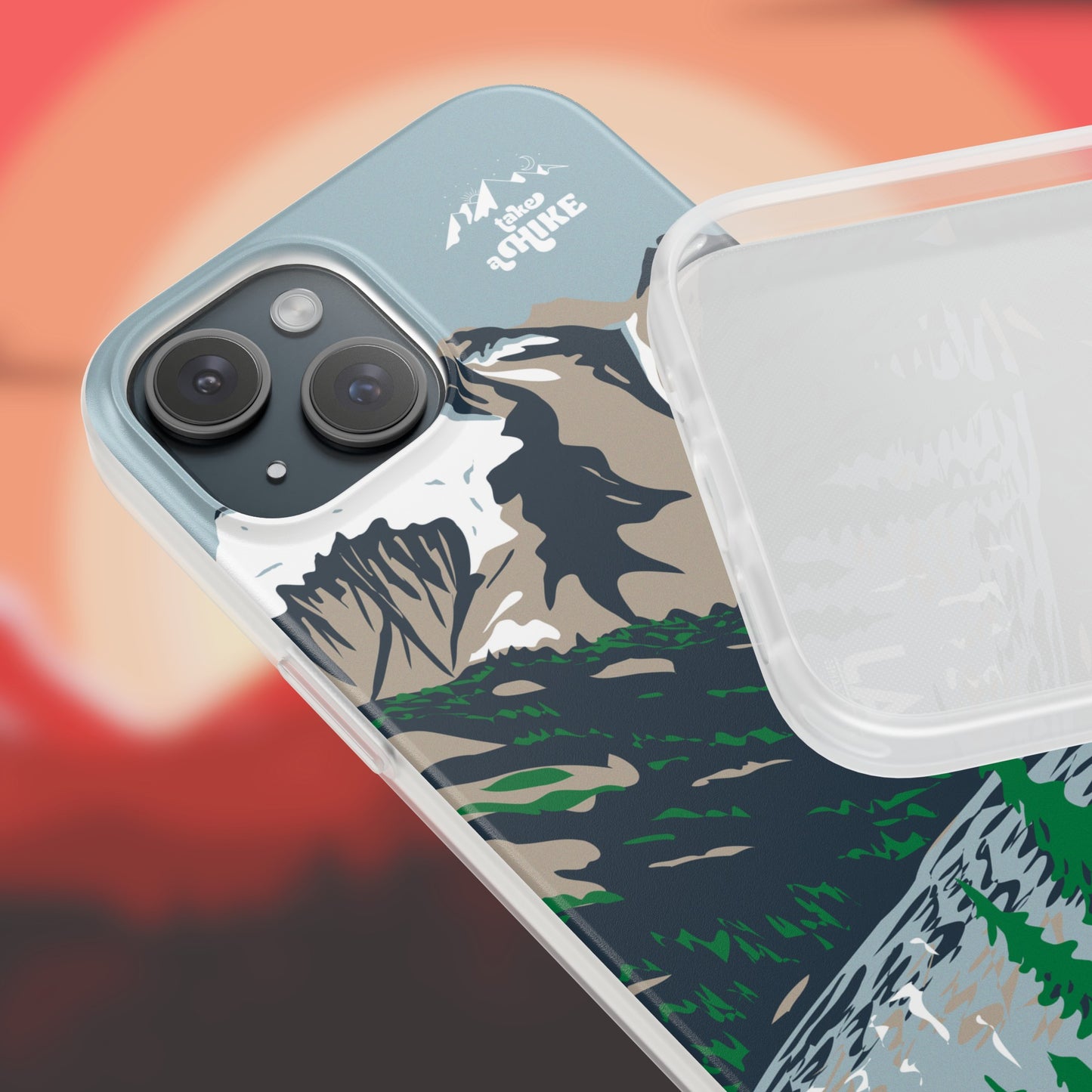 Take a Hike - iPhone Flexi Cases - All 14 and 15 Models - Wireless Charging Compatible