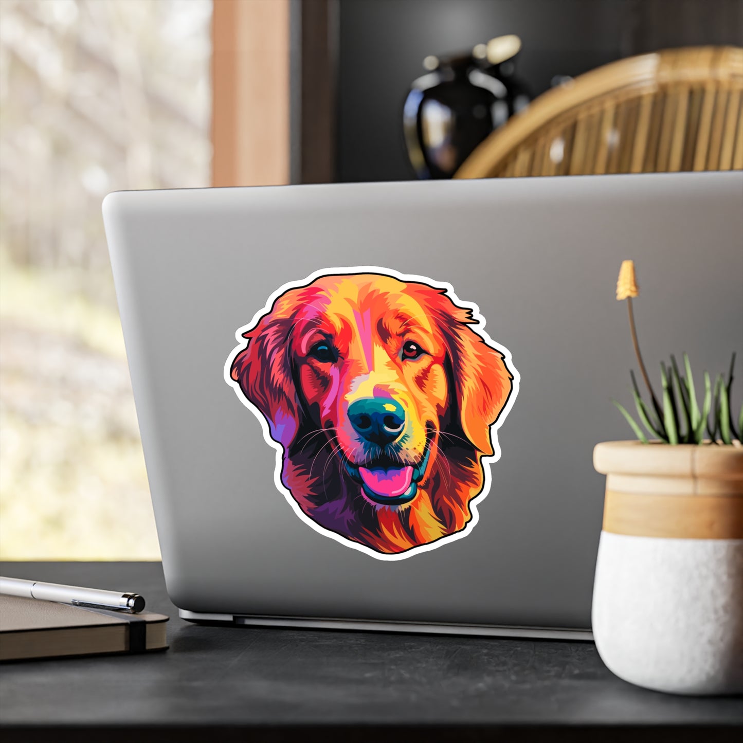 Golden Retriever Vinyl Decal - Mac