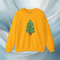 Hello Winter - Christmas Tree Cookie Seasonal Sweatshirt: Unisex, Heavy blend