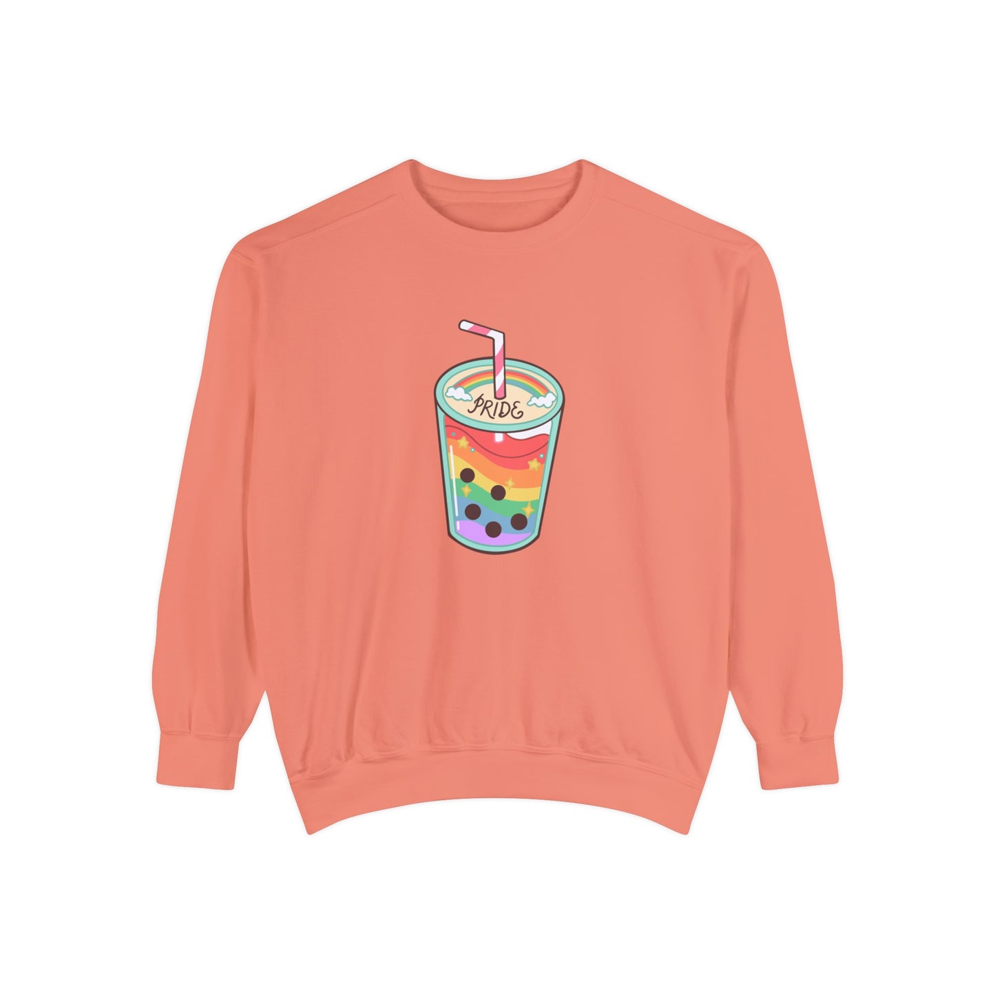 Gay Lil' Boba Unisex Garment-Dyed Sweatshirt