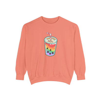 Gay Lil' Boba Unisex Garment-Dyed Sweatshirt