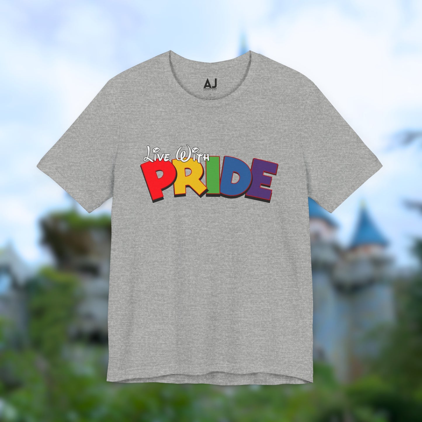 Live With Pride Diznee Unisex Jersey Short Sleeve T-Shirt