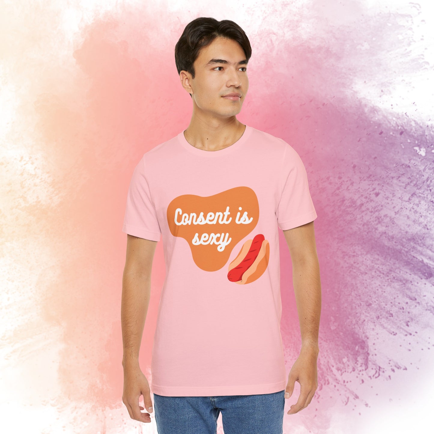 Consent is Sexy - Hotdog - Unisex Jersey Short Sleeve Tee 🌭